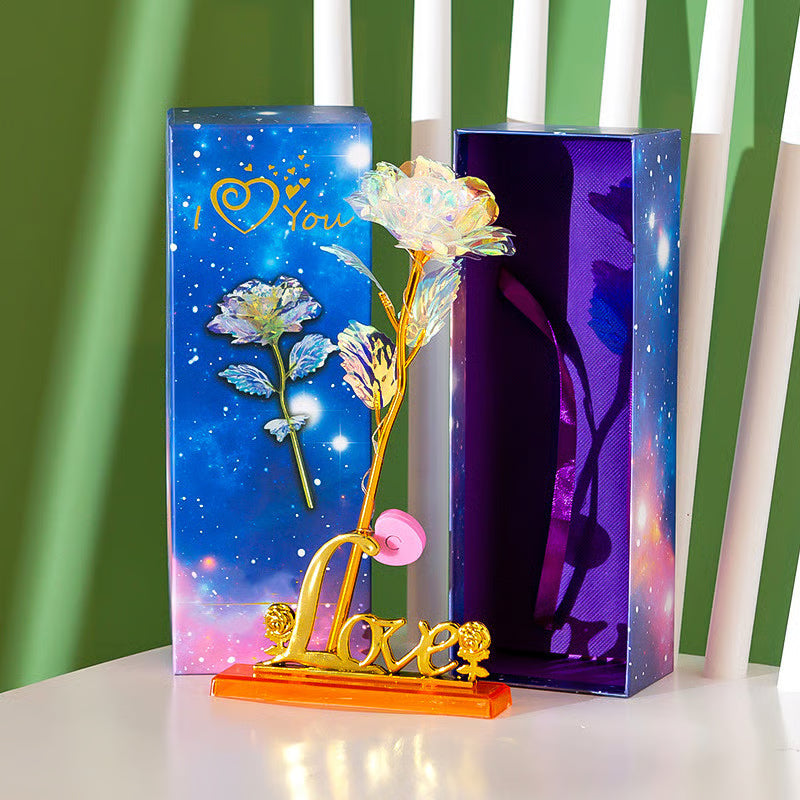 ❤️ Gold Leaf Rose in Boxed Packaging